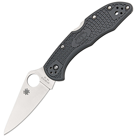 Spyderco Delica Lockback Gray: BK-SC11FPGY