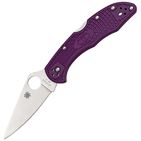 Spyderco Delica Lockback Purple: BK-SC11FPPR