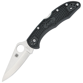 Spyderco Delica 4 Lockback Black: BK-SC11PBK