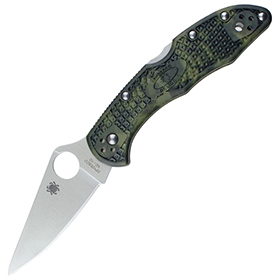 Spyderco Delica 4 Lockback Zombie: BK-SC11ZFPGR