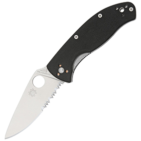 Spyderco Tenacious Linerlock Black: BK-SC122GPS