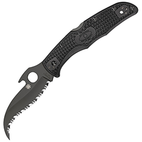 Spyderco Matriarch 2 Lockback: BK-SC12SBBK2W