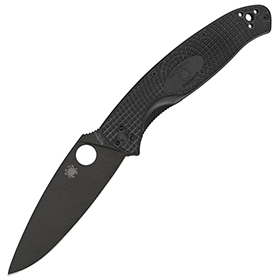 Spyderco Resilience Linerlock Black: BK-SC142PBBK