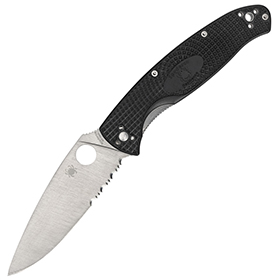 Spyderco Resilience Linerlock Black: BK-SC142PSBK