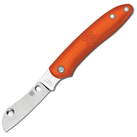 Spyderco Roadie Orange Plain: BK-SC189POR