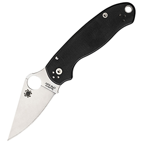 Spyderco Para 3 Plain: BK-SC223GP
