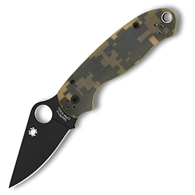 Spyderco Para 3 Black Blade: BK-SC223GPCMOBK