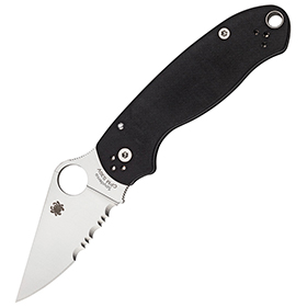 Spyderco Para 3 Satin Blade: BK-SC223GPS