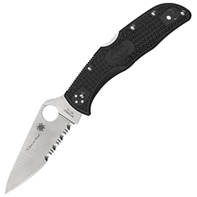 Spyderco Endela Lockback Blue Line: BK-SC243FPSBKBL