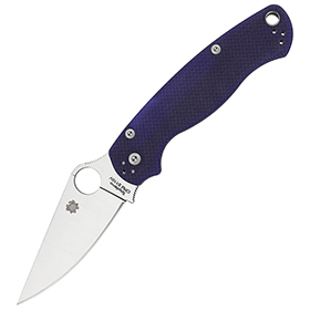 Spyderco Para-Military 2 Comp Lock Blue: BK-SC81GPDBL2