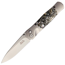 Santa Fe Stoneworks Tesoro Button Lock Obsidian: BK-SFSW04