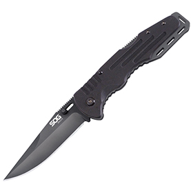 SOG Salute Lockback Black: BK-SOGFF11CP