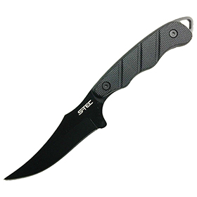 S-TEC Black Fixed Blade: BK-STT25139BK
