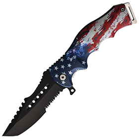 S-TEC Linerlock A/O Flag: BK-STT271062