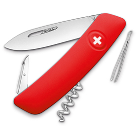 Swiza D01 Swiss Pocket Knife Red: BK-SZA1000