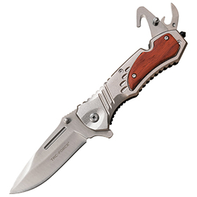 Tac Force Rescue Linerlock A/O Rosewood: BK-TF606SRW