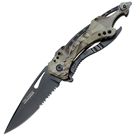 Tac Force Linerlock A/O Grey Camo: BK-TF705GC