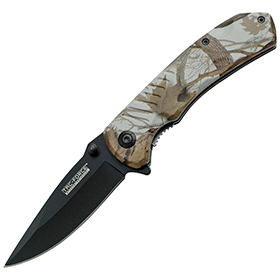 Tac Force Linerlock A/O Brown Camo: BK-TF764BC