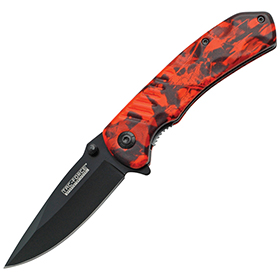 Tac Force Linerlock A/O Red Camo: BK-TF764RC