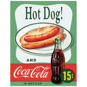 Tin Signs Hot Dog And Coke: BK-TSN1048