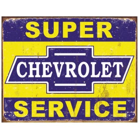 Tin Signs Super Chevy Service: BK-TSN1355