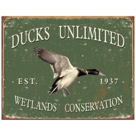 Tin Signs Ducks Unlimited -Since 1937: BK-TSN1388