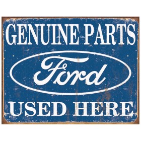 Tin Signs Ford Parts Used Here: BK-TSN1422
