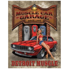 Tin Signs Legends Detroit Muscle Car: BK-TSN1568