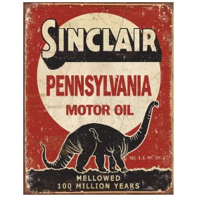 Tin Signs Sinclair Motor Oil Sign: BK-TSN1741