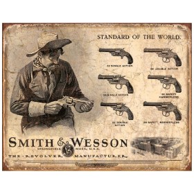 Tin Signs S&W Revolvers: BK-TSN1743