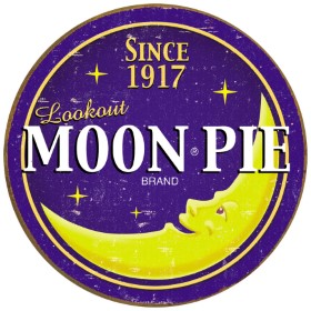Tin Signs Moon Pie Round Logo: BK-TSN1802