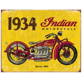 Tin Signs 1934 Indian Motorcycles: BK-TSN1929