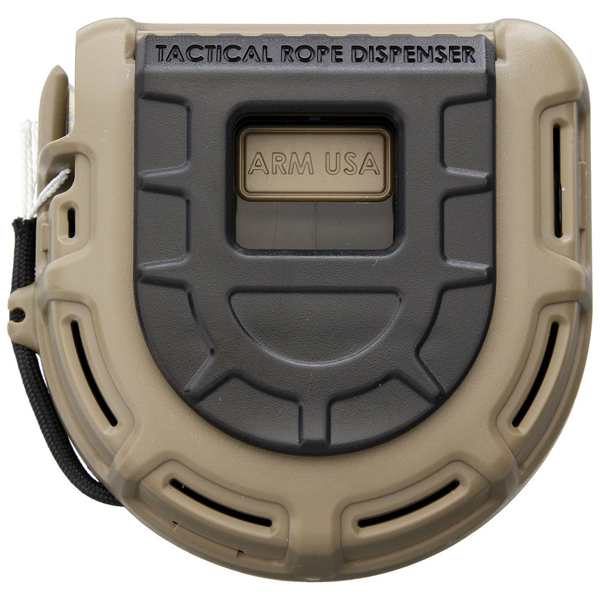 Atwood Rope MFG Tactical Rope Dispenser FDE: BK-ARMTRDFDEV3