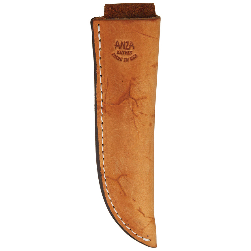 Anza Fixed Blade Amber Bone: BK-AZ709AJBV3