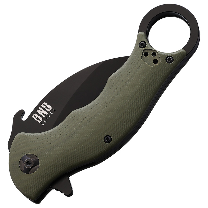 BucknBear Tactical Karambit Linerlock: BK-BNB1221KFGV3