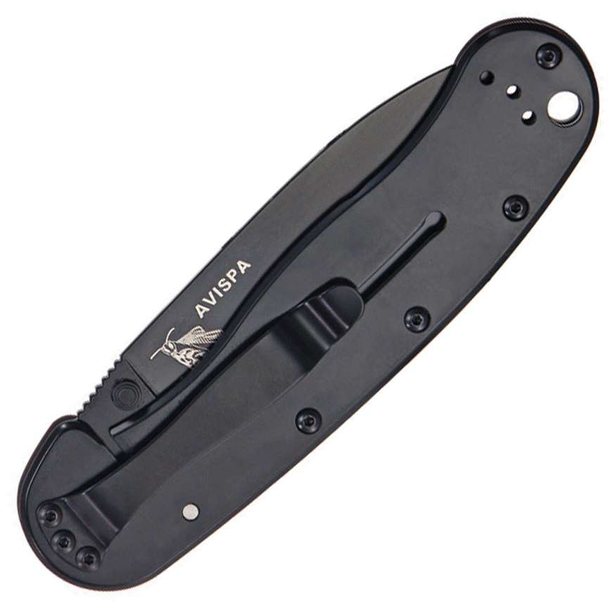 BRK Designed by ESEE Avispa Black Handle Black: BK-BRK1301BV3