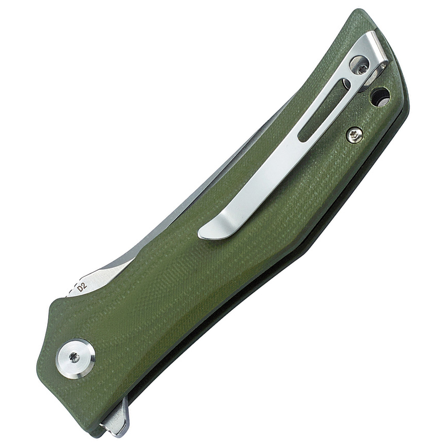 Bestech Knives Scimitar G10 Linerlock Green: BK-BTKG05B1V3