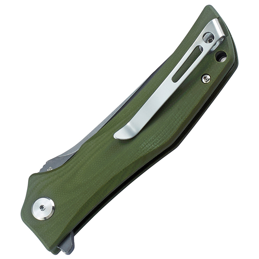 Bestech Knives Scimitar G10 Linerlock Green: BK-BTKG05B2V3