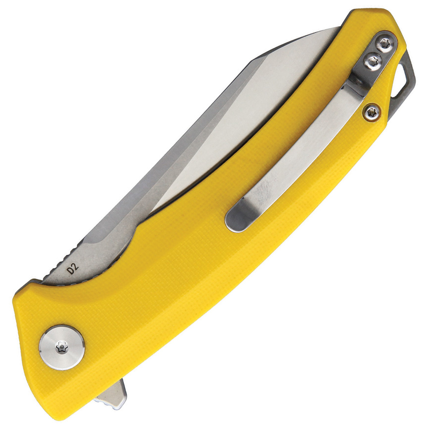 Bestech Knives TEXEL Linerlock Yellow: BK-BTKG21C1V3