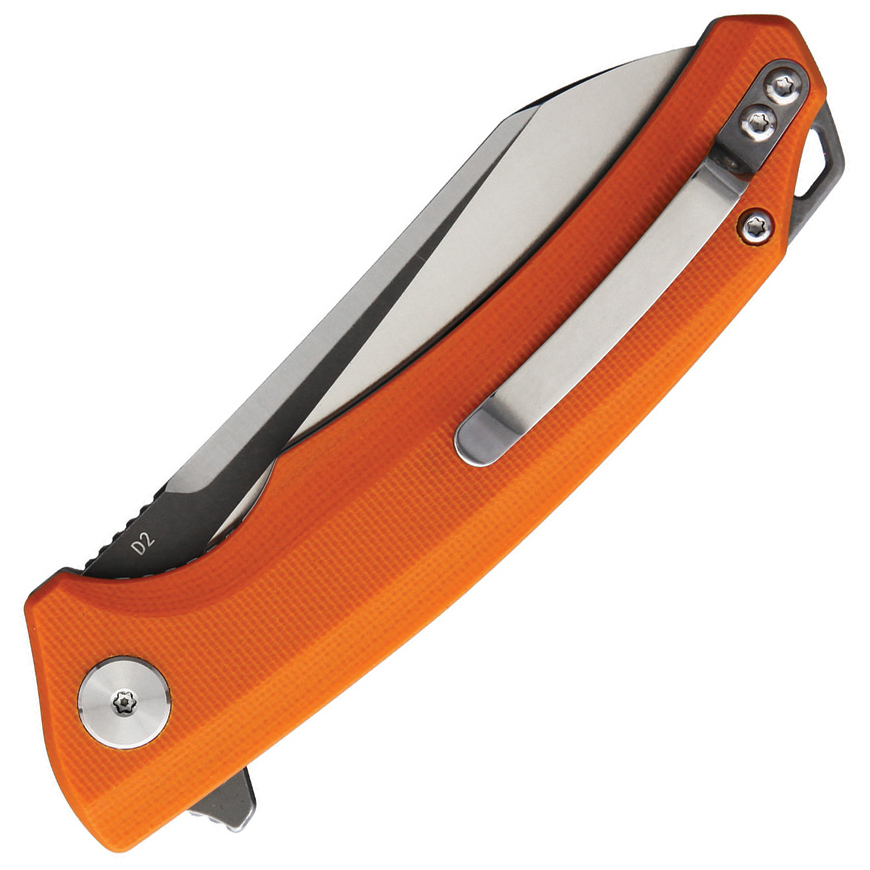 Bestech Knives TEXEL Linerlock Orange: BK-BTKG21D2V3