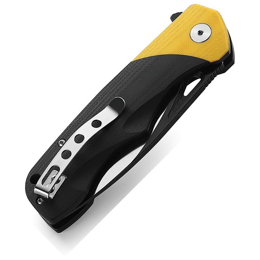 Bestech Knives Airstream Linerlock Yellow: BK-BTKG47AV3