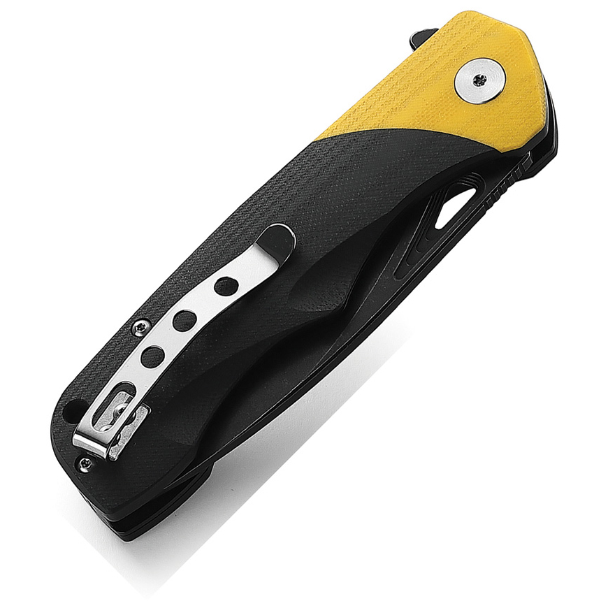 Bestech Knives Airstream Linerlock Yellow: BK-BTKG47BV3