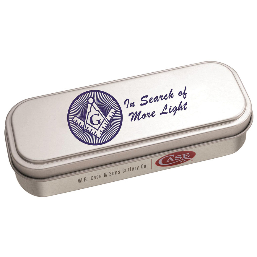 Case Cutlery Masonic Mini Copperlock Blue: BK-CA25531V3
