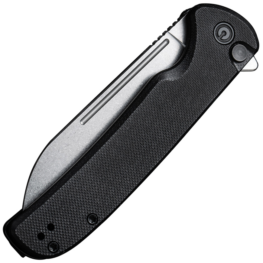 Civivi Chevalier Button Lock Black: BK-CIVC200221V3