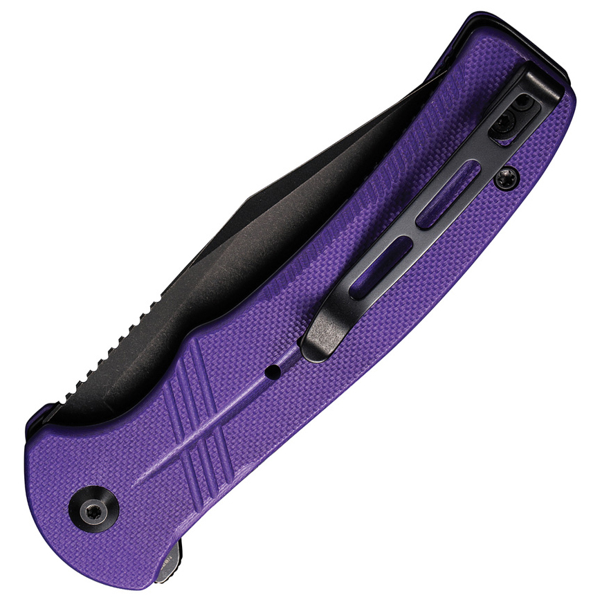 Civivi Cogent Button Lock Purple: BK-CIVC20038D2V3
