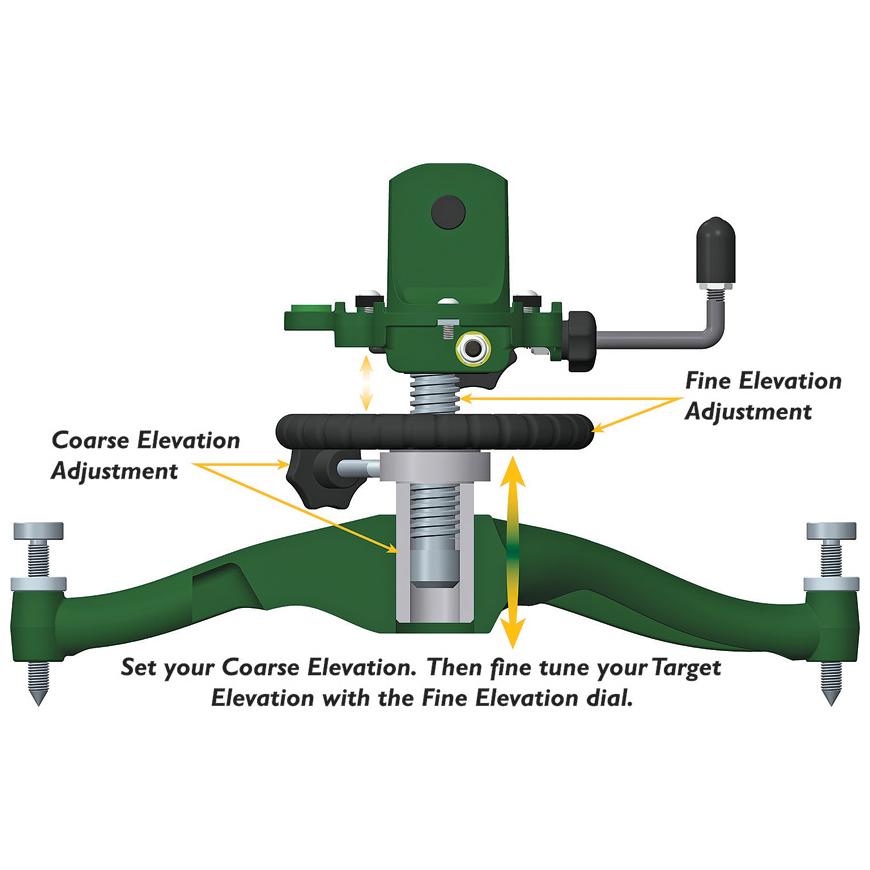 Caldwell Rock BR Competition Front Rest: BK-CLD440907V3
