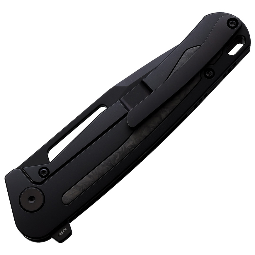 CMB Made Knives Spear Framelock Black CF: BK-CMB04BV3