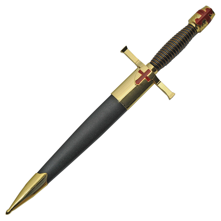 China Made Gold Crusader Dagger: BK-CN211474V3