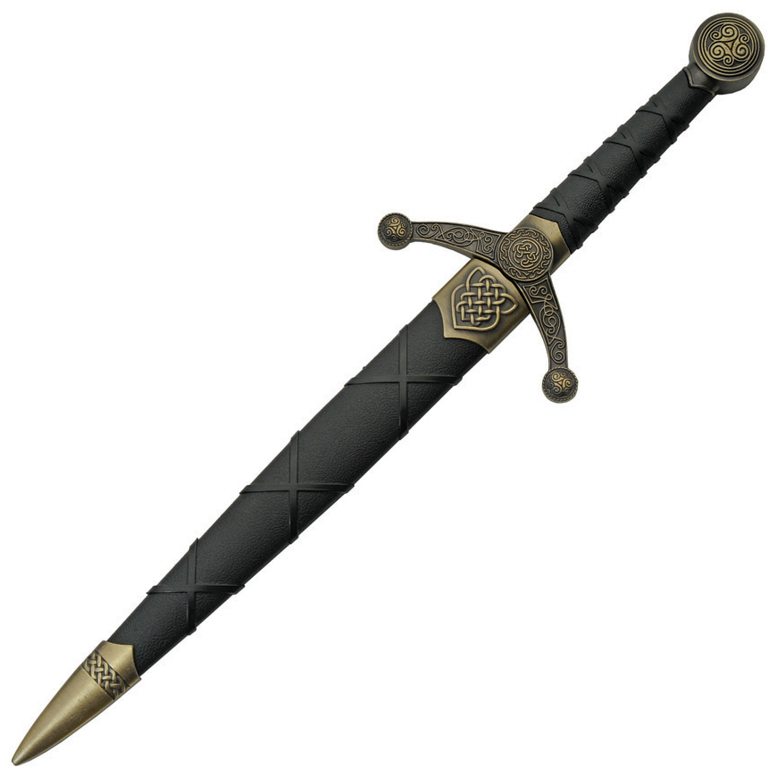 China Made Celtic Knot Dagger Gold: BK-CN211532GDV3