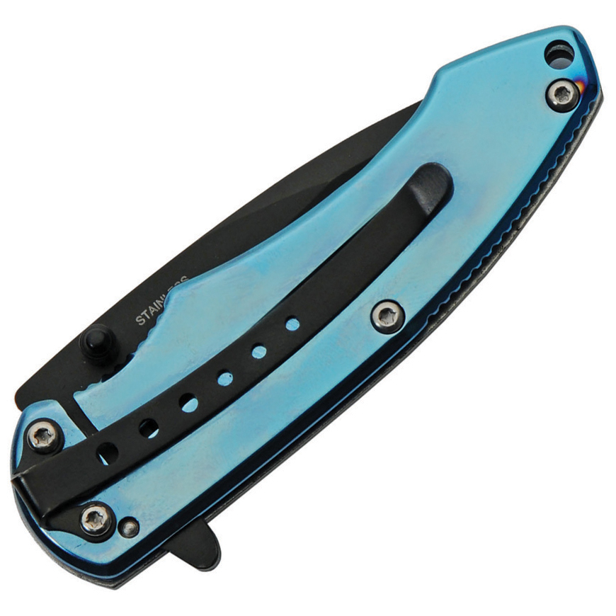 Rite Edge Framelock Blue: BK-CN300523BLV3